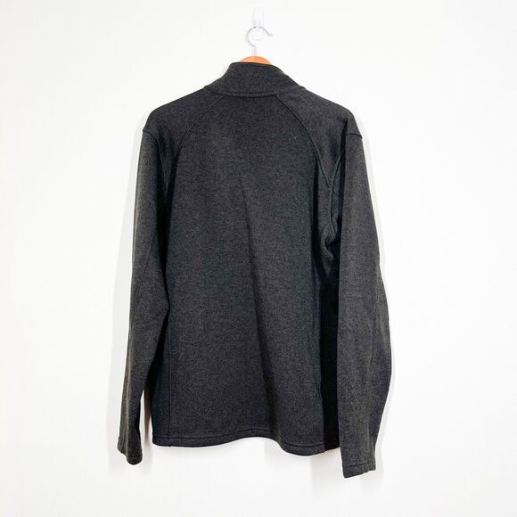 Eddie Bauer Men's Radiator Fleece Pullover Sweater Quarter-Zip Gray‎ Sz L Basic - Picture 5 of 9